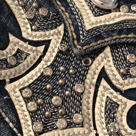 Antique Rivet Jeans - Picture 2 of 3